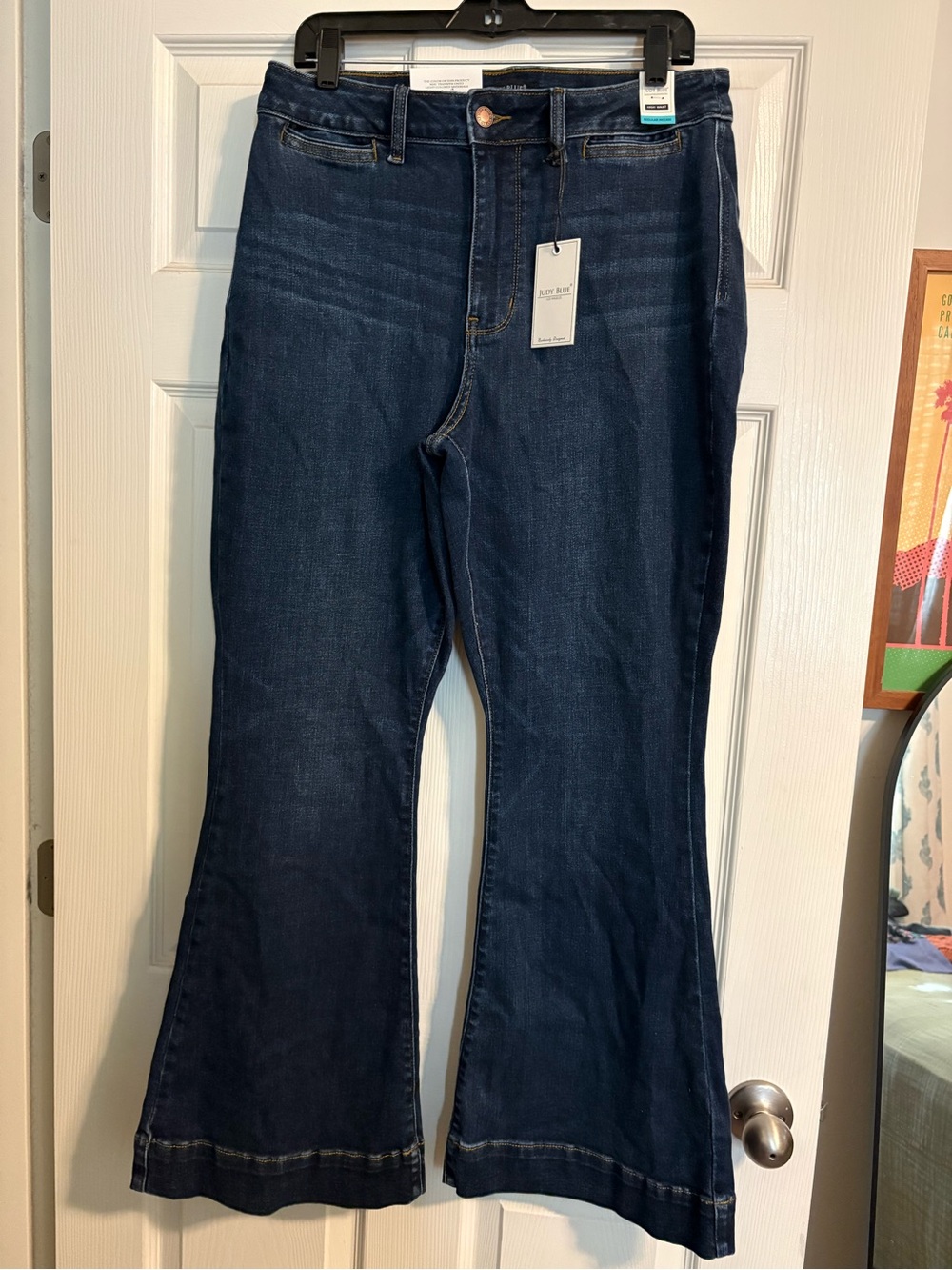 Judy Blue High Waisted Trouser Flare Size 16-New W/Tags - Picture 7 of 8